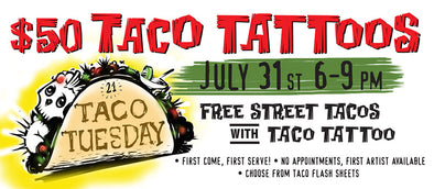Taco Time At Studio 21 Tattoo!