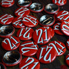 Studio 21 Tattoo Las Vegas NV Red 21 Circle Themed Tattoo Button