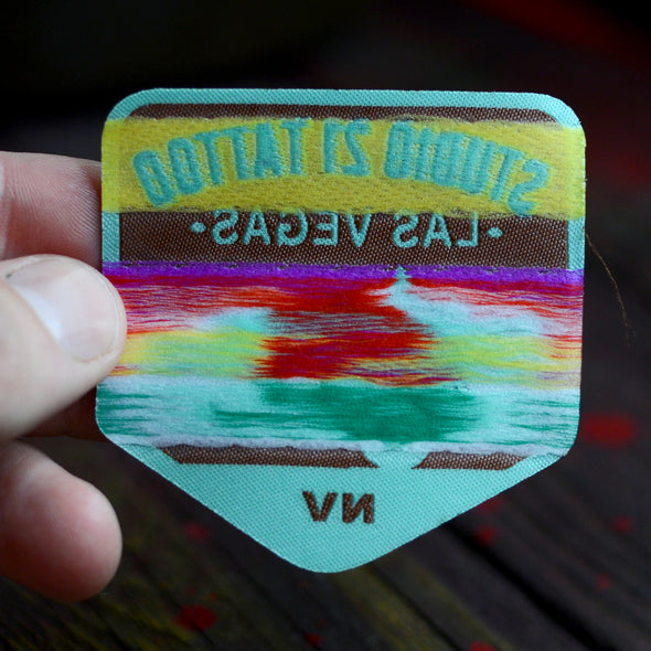 Studio 21 Tattoo Las Vegas NV Colorful Vintage Camper Patch 