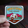 Studio 21 Tattoo Las Vegas NV Colorful Vintage Camper Themed Tattoo Sticker