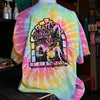 Studio 21 Tattoo Las Vegas NV Tatt Wizard Tie Dye T Shirt with Black Graphic 